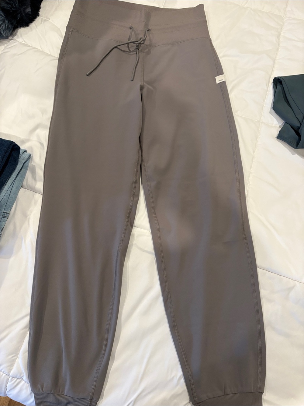 Vuori Gray-Taupe Active Leggings